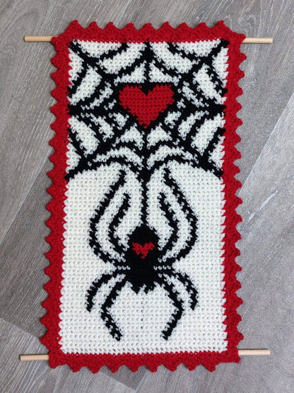 Lover's Web Tapestry - Digital Crochet Pattern